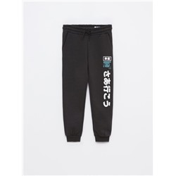 PRINTED TRACKSUIT BOTTOMS
