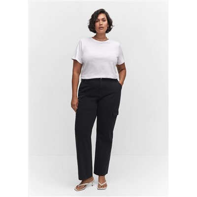 Jeans cargo bolsillos