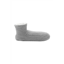 Zapatillas de punto - Gris claro