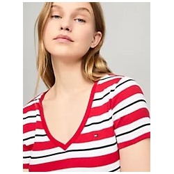 Stripe V-Neck Favorite T-Shirt