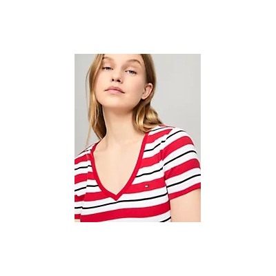 Stripe V-Neck Favorite T-Shirt