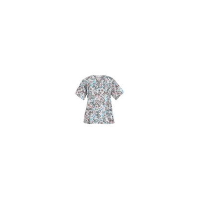 UA Garden of Wonder Royal Print Scrub Top