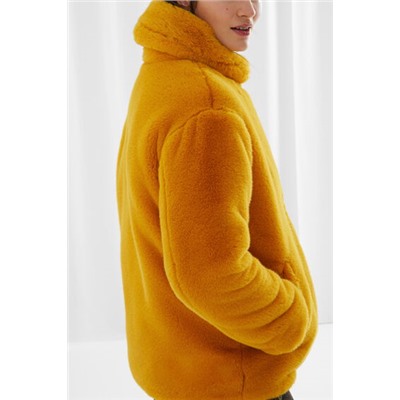Chaqueta oversize peluche