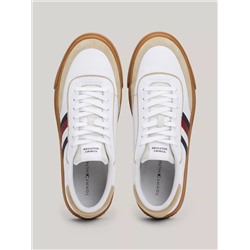 Signature Stripe Leather Sneaker
