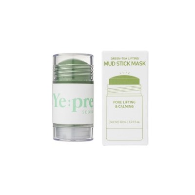 Yepre Green-Tea Lifting Mud Stick Mask Успокаивающая глиняная маска-стик для сужения пор