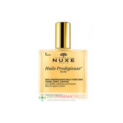 Nuxe Huile Prodigieuse Riche Huile Nourrissante Multi-Fonctions 100ml