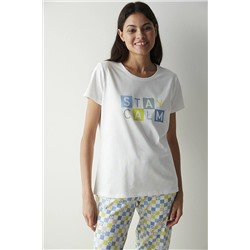 Penti Calm Pantolon Pijama Takımı PNYEEPW223SK-MIX