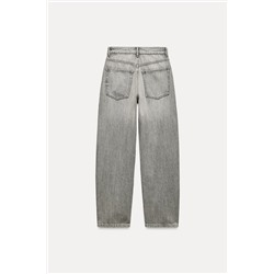 MID-RISE TAILORED BALLOON JEANS