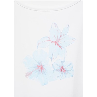 Vestido estampado flores