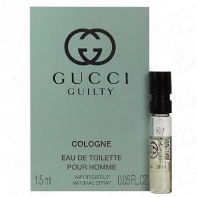 GUCCI GUILTY COLOGNE edt (m) 1.5ml пробник
