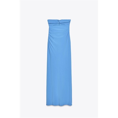 CUT-OUT STRAPLESS DRESS