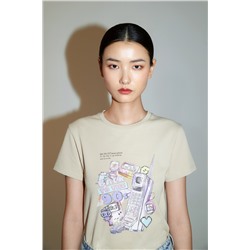 Camiseta caqui