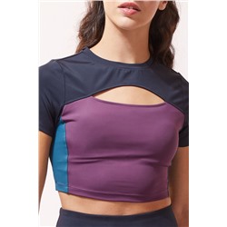 Укороченный топ Farah Plum