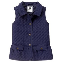 Quilted Peplum Vest