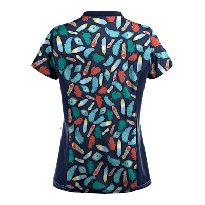 Happy Scrubs® Birds Of A Feather Navy Scrub Top