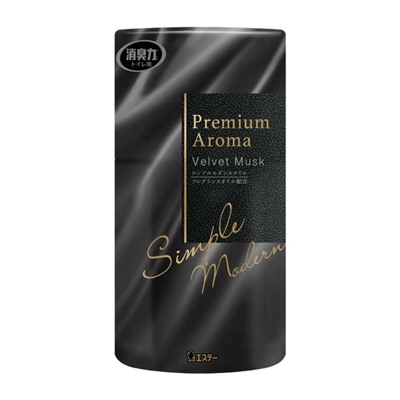 ST Shoushuuriki Premium Aroma "Бархатный Мускус" Жидкий освежитель воздуха для туалета, с арома маслами , флакон 400 мл