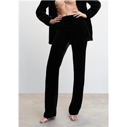 Pantalón traje terciopelo -  Mujer | MANGO OUTLET Melilla