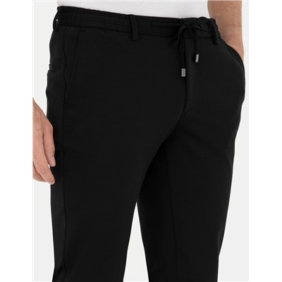 Siyah Ekstra Slim Fit Kumaş Pantolon