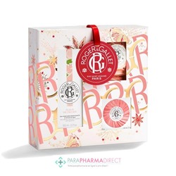 Roger & Gallet - Coffret Noël Bienfaisant Fleur de Figuier (Eau Parfumée 100ml + Galets de Bain 3x25g + Savon 50g)