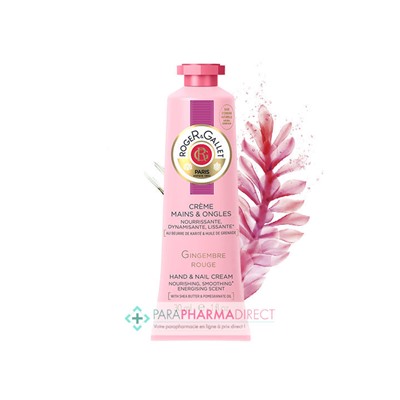Roger & Gallet Gingembre Rouge Crème Main & Ongles 30ml
