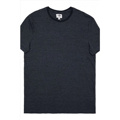 Lee Cooper Erkek Jaylen O Yaka T-Shirt Lacivert-İndigo Çizgili 212 LCM 242007