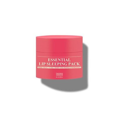 TENZERO ESSENTIAL LIP SLEEPING PACK BERRY POLIS Ночная маска для губ с экстрактами ягод и прополисом 15г
