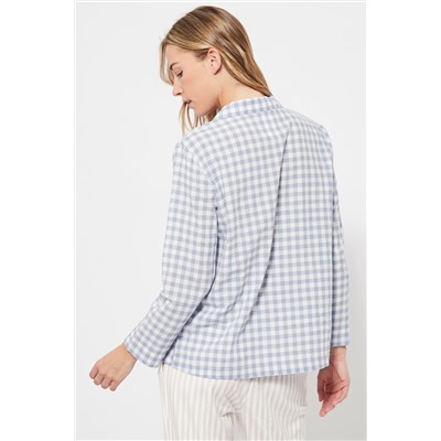 Camisa de pijama Azul claro