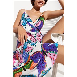 Vestido playero mariposas