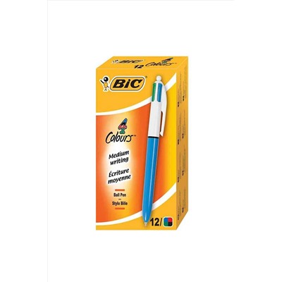 Bic 4 Colours Medıum Tükenmez Kalem 12'Li Kutu 37.27.029.053