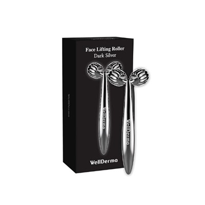 Face Lifting Dark Silver Roller, Роликовый массажер для лица