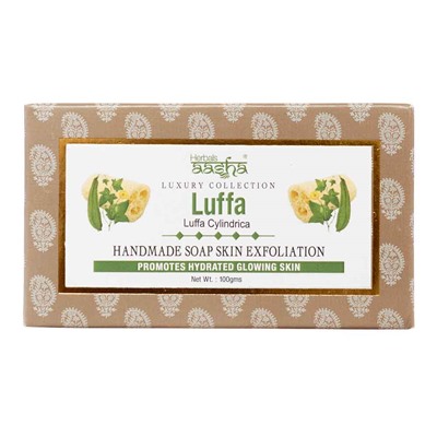 AASHA HERBALS Handmade Luffa Soap Мыло Люффа ручной работы 100г
