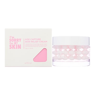I'm Sorry for My Skin Age Capture Skin Relief Cream Антивозрастной успокаивающий капсульный крем для лица с экстрактом центеллы азиатской и пантенолом 50г