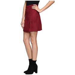 Suede Woven A Line Skirt
