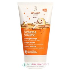 Weleda Enfant Kids Crème de Douche 2 en 1 Orange Fruité 150ml