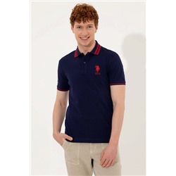 Erkek Lacivert Basic Polo Yaka Tişört