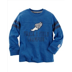 Long-Sleeve Track & Field Graphic Tee