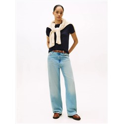 Drapey Smooth Cotton Crewneck T-Shirt