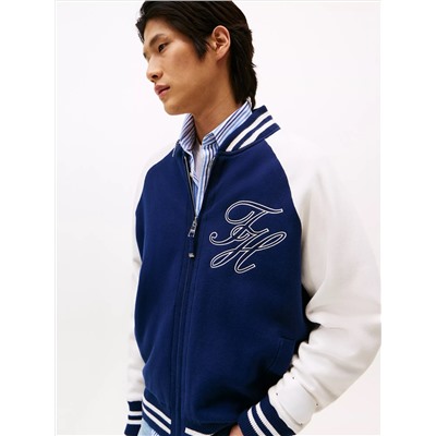 Knit Varsity Bomber