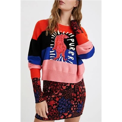Jersey punto rayas