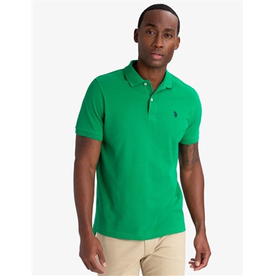 PIQUE SMALL LOGO POLO SHIRT