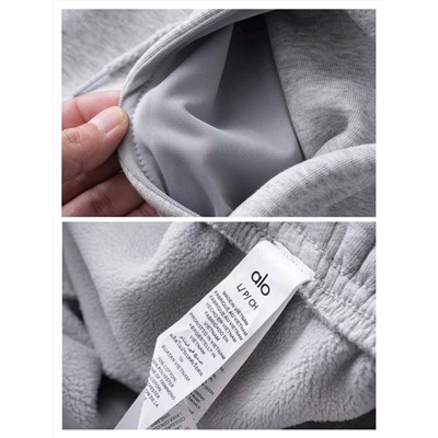 Теплые мужские спортивные штаны с флисовой изнанкой  AL*O ОРИГИНАЛ!