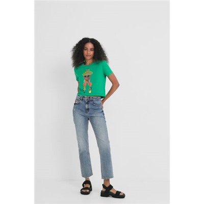Camiseta cropped arty