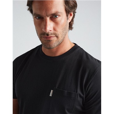 Pocket T-shirt, Men, Black