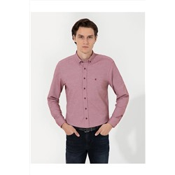 Pierre Cardin Bordo Slim Fit Gömlek G021GL004.000.1475200.VR014