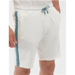Ekru Slim Fit Örme Şort