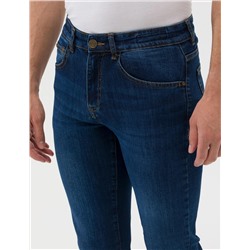 Lacivert Slim Fit Jean Pantolon