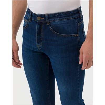 Lacivert Slim Fit Jean Pantolon