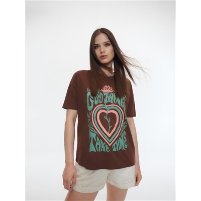 T-Shirt im Regular-Fit mit Druck