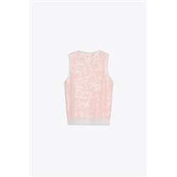 TOP PUNTO JACQUARD