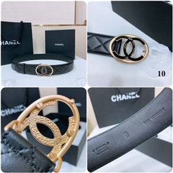 Женский ремень Chane*l 🖤 (натуральная кожа)